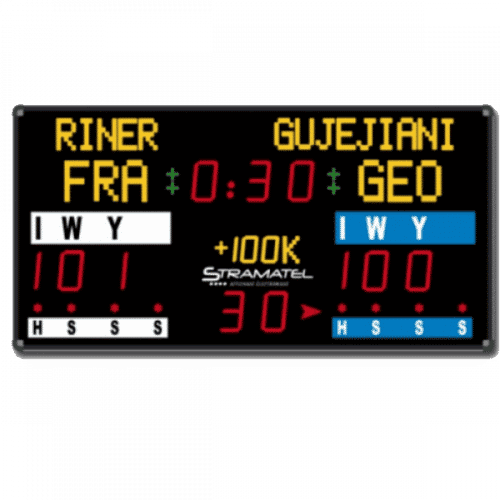 afficheur de score de judo