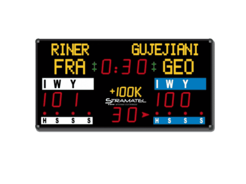 afficheur de score de judo