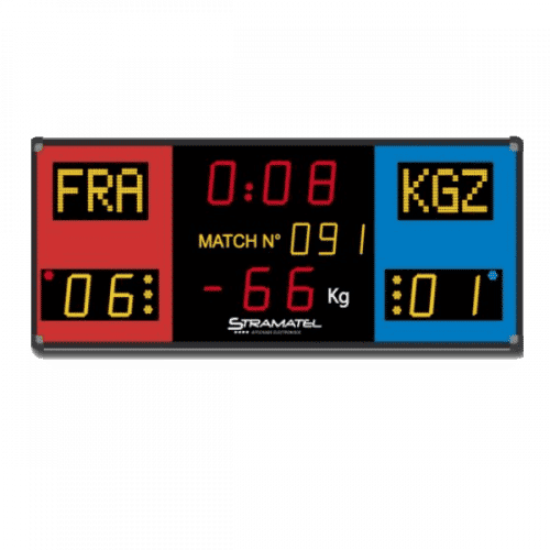 afficheur de score lutte