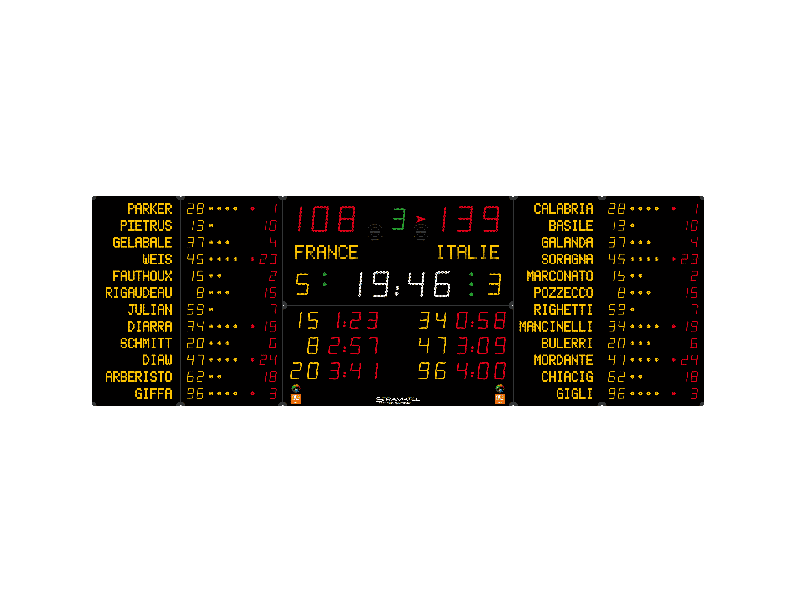 Afficheur de score 452 MF 3123-123 Stramatel