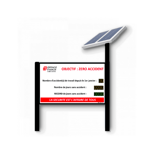 afficheur securite solaire effage energie