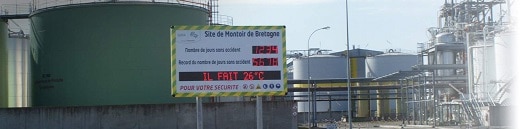 safety display for industry