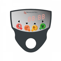 portable desk and controller for stramatel stopwatch