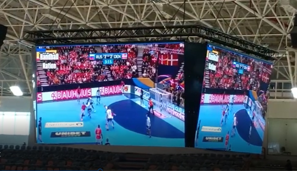  cube video led 5 ecrans et afficheurs electroniques fiba ihf