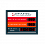 afficheur nombre de jours sans accident stramatel