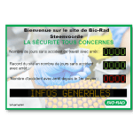 afficheur nombre de jours sans accident interieur plenitude stramatel bio rad