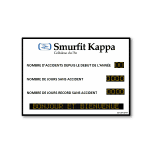 afficheur nombre de jours sans accident interieur plenitude stramatel smurfit kappa