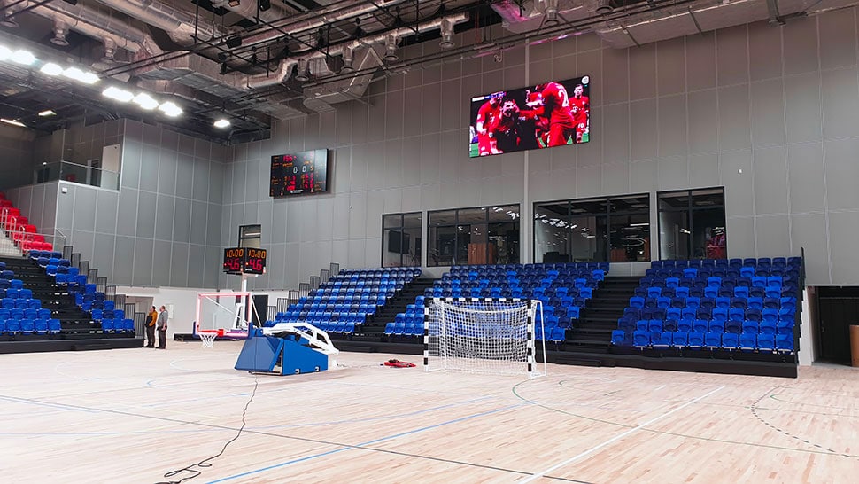 installation nouvelle arena pulawy en pologne