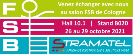 salon FSB 2021 Cologne en Allemagne stand Stramatel