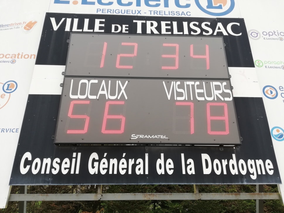 Afficheur de score LED FRC Stramatel à Trélissac