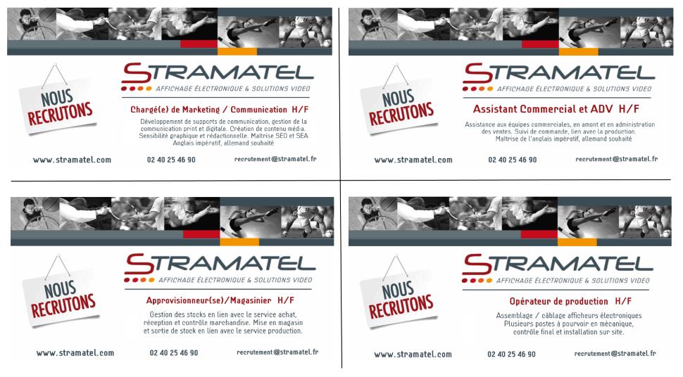 Recrutements Stramatel 2022