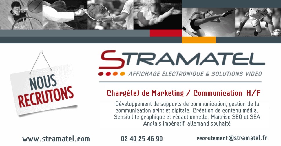 Recrutement chargé de marketing et communication Stramatel pour 2022