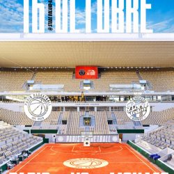 Match Paris Basketball contre l'AS Monaco Basket à Roland-Garos avec solutions d'affichage des scores Stramatel