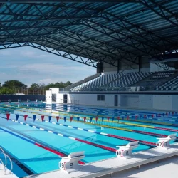 plaques de touches dans la piscine olympique de chiriqui au panama