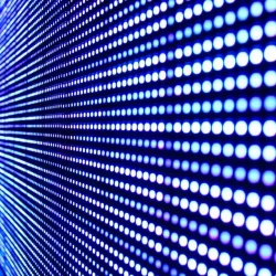 Photo d'un écran LED