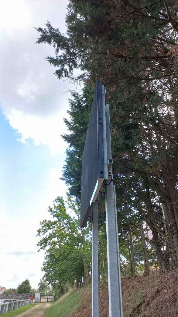 écran vidéo LED Stramatel du CS Changé au stade Gabriel Martin 