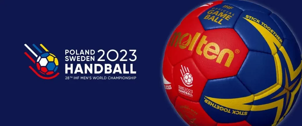 Bannière des championnats du monde de handball 2023