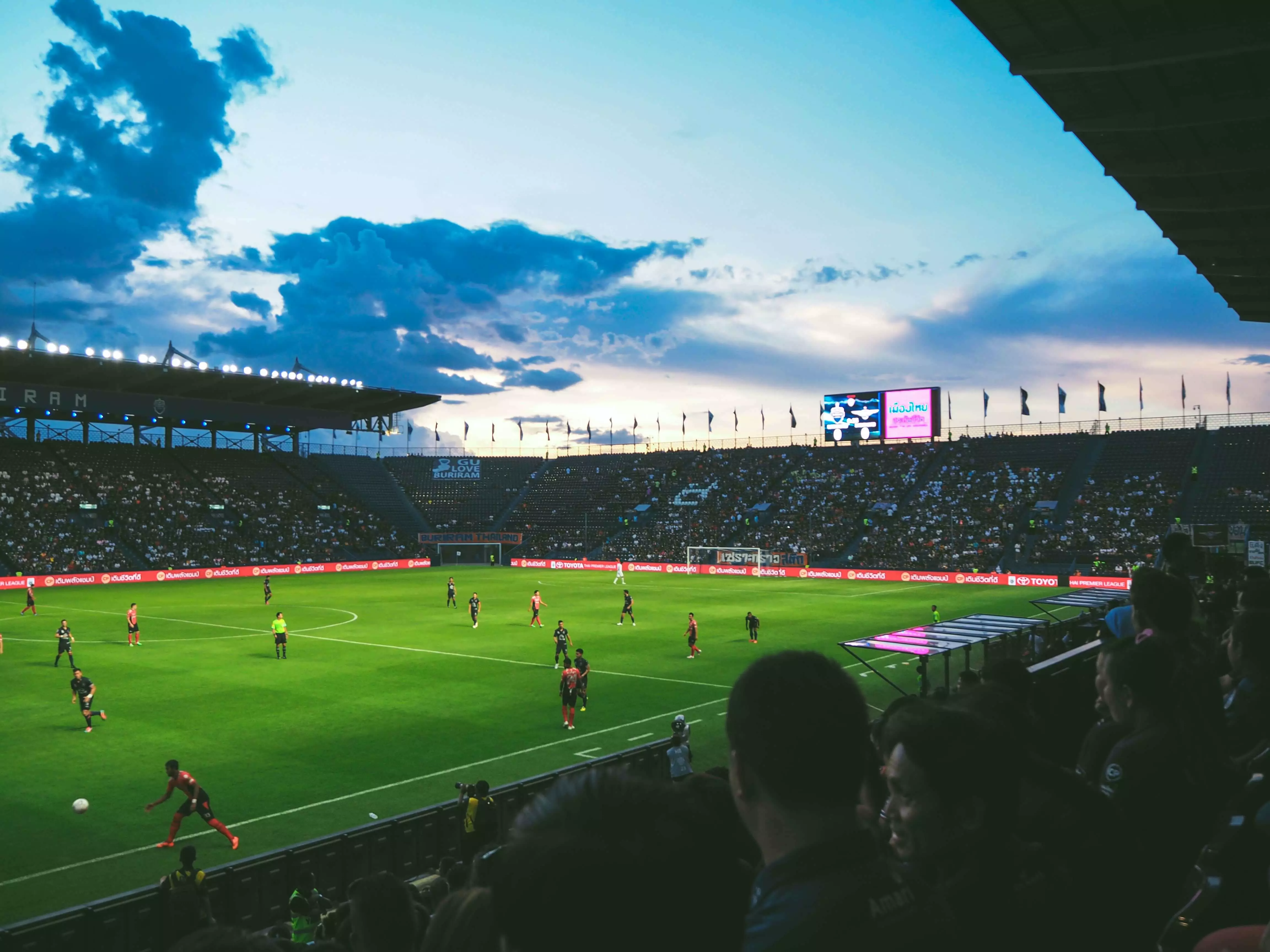 stade avec affichage de socre