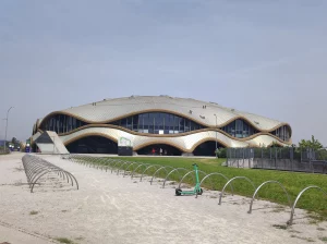 arena de Stozice à Ljubljana en Slovénie accueille les matchs de l'Eurobasket féminin 2023