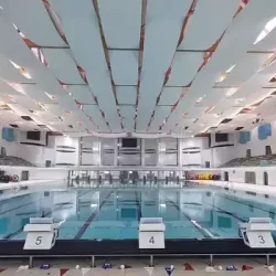 piscine olympique de Rabat au Maroc équipé d'écran vidéo LED Stramatel