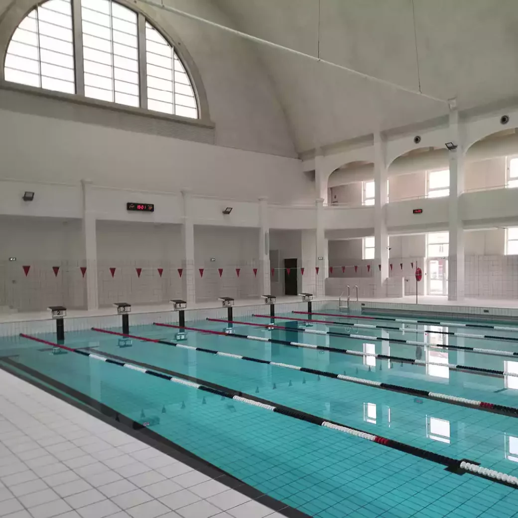 horloges piscine Stramatel au complexe aquatique du Grand Nancy Thermal