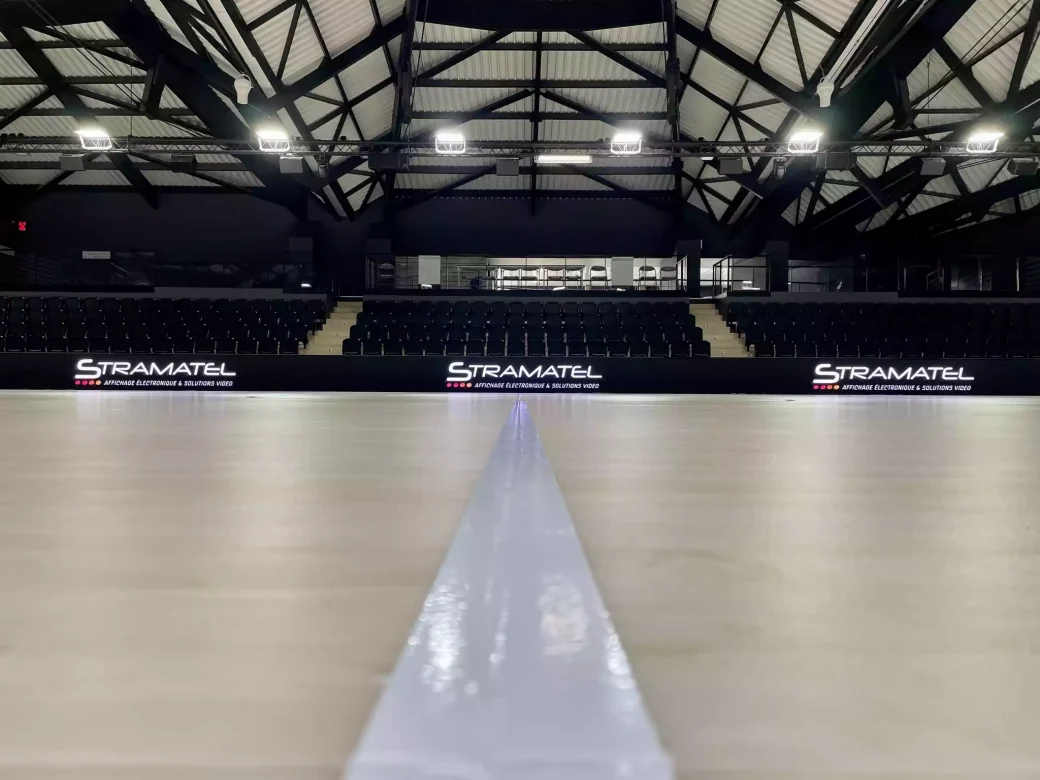 tours de terrains vidéo LED - SCO Angers Handball - SL Video System