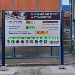 Afficheur de sécurité Alstom Belfport