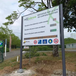 Afficheur nombre de jours sans accident chez Mixscience