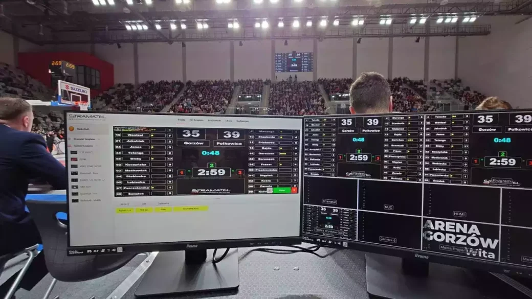 SL Video System de Stramatel pilote les écrans vidéos de l'arena de Gorzow en Pologne