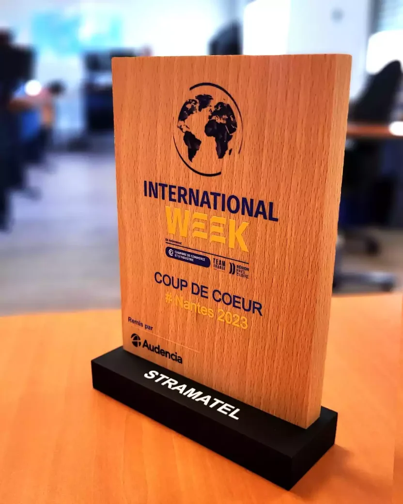 stramatel gagne le prix de l'international week à la CCI