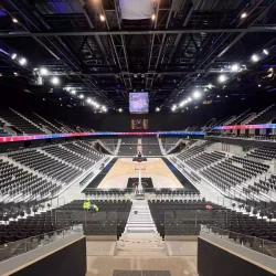 inauguration adidas arena à Paris avec le matériel Stramatel