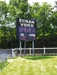 tableau de score football et écran vidéo LED