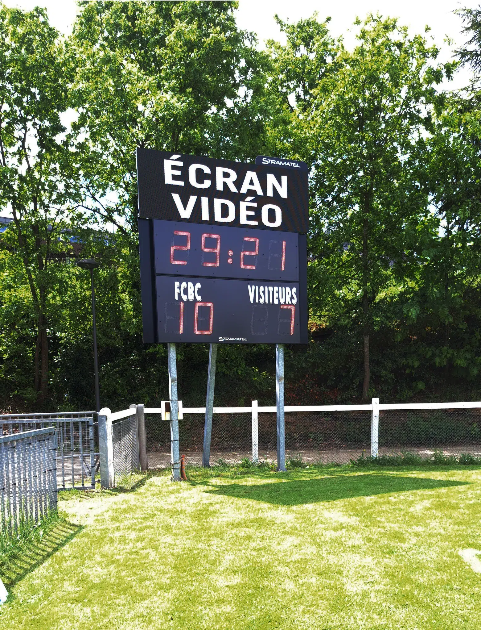 tableau de score football et écran vidéo LED