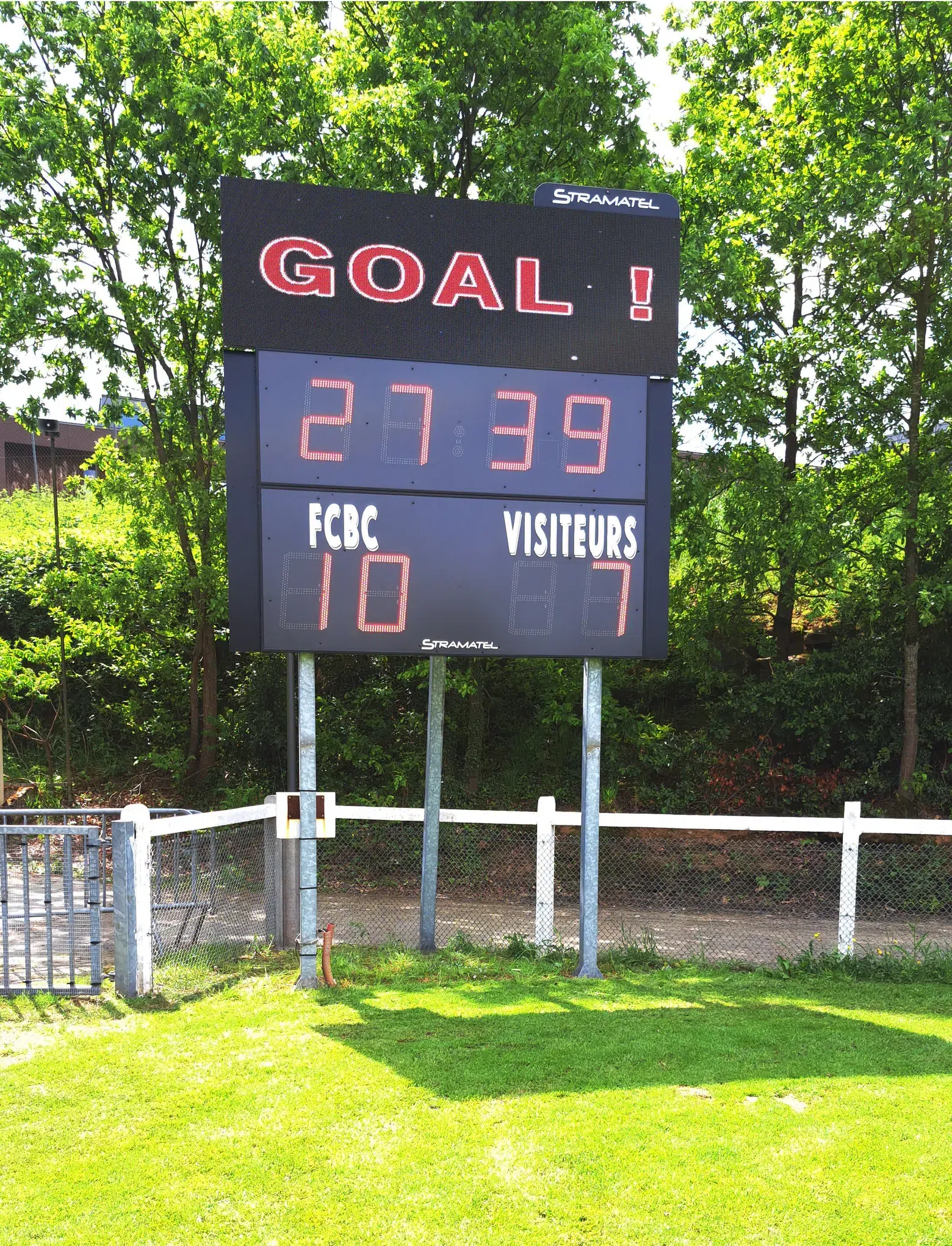 tableau de score football et écran vidéo LED