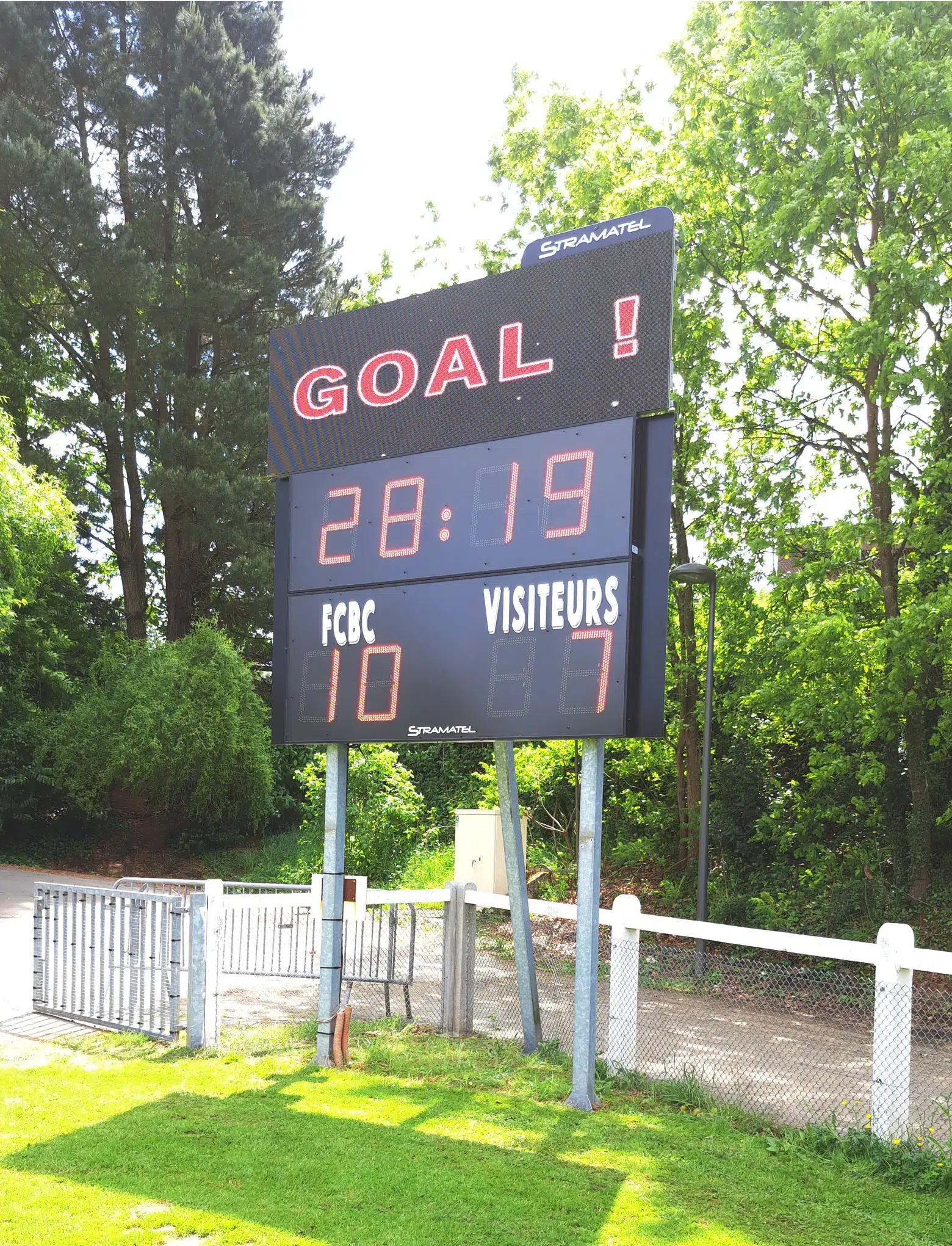 tableau de score football et écran vidéo LED