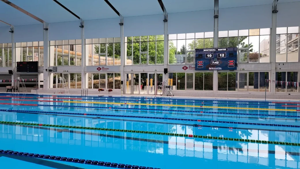 Interface du logiciel vidéo SL3 pour l’affichage sportif