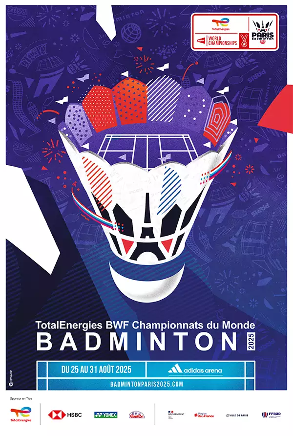 Affiche Championnat du monde de badminton 2025