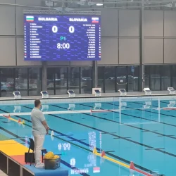 Écran géant LED Stramatel 36m² piscine Ilirija Ljubljana