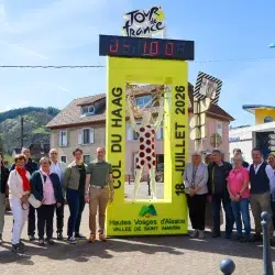 afficheur décompte jours Tour de France 2026 vallée Saint-Amarin